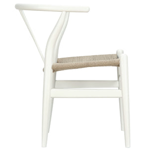 Amelot Wood Armchair White