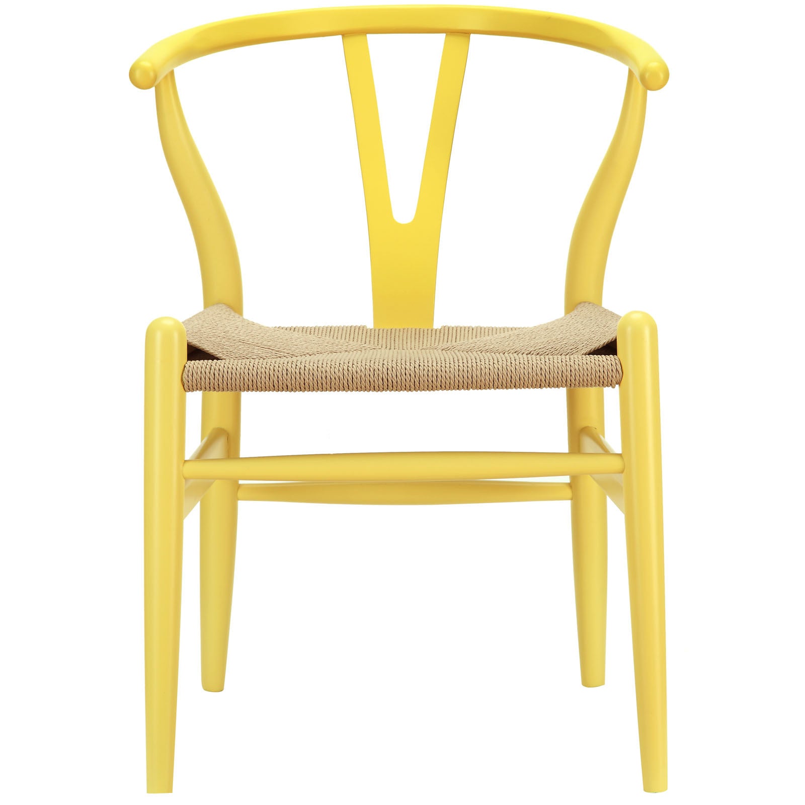 Amelot Wood Armchair Yellow