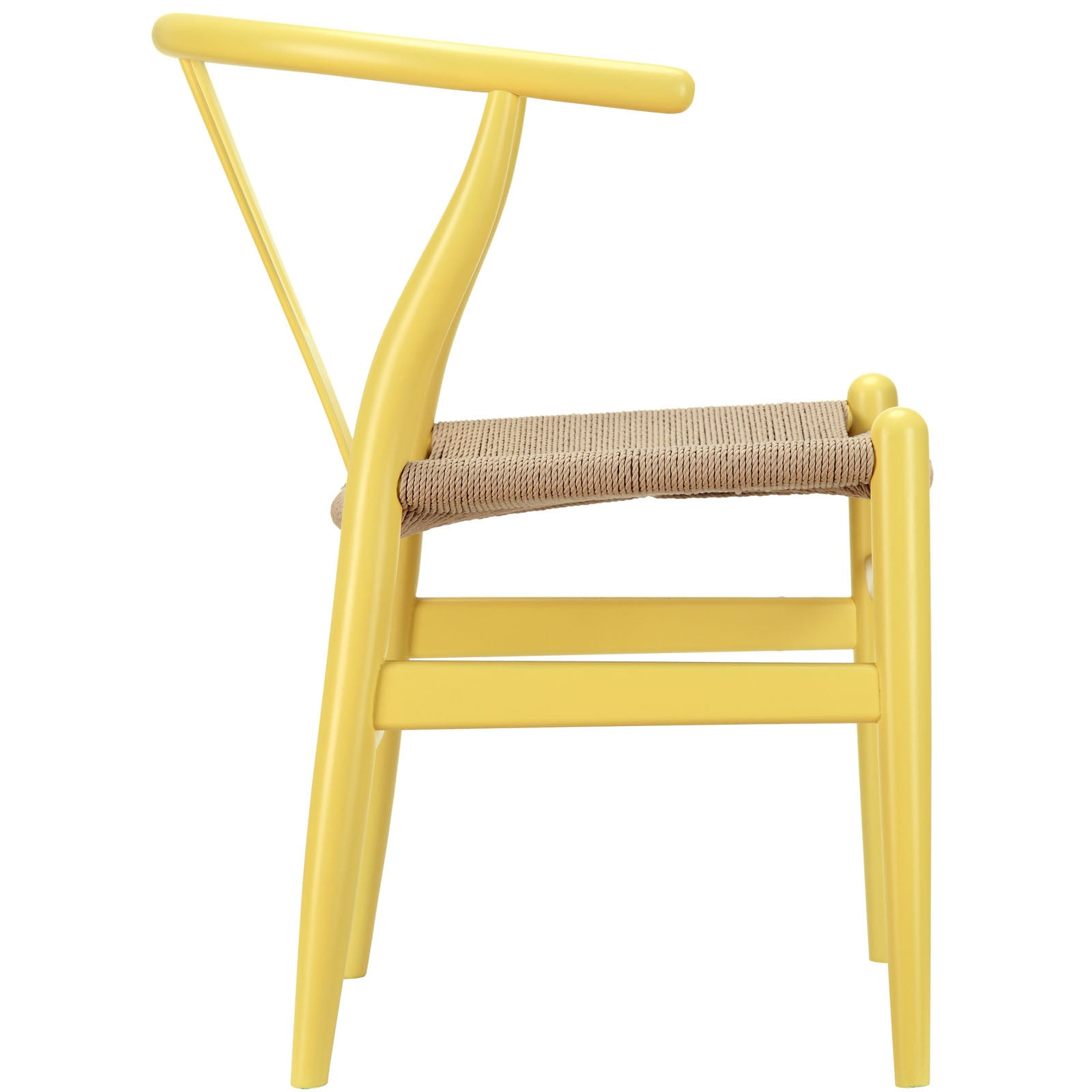 Amelot Wood Armchair Yellow