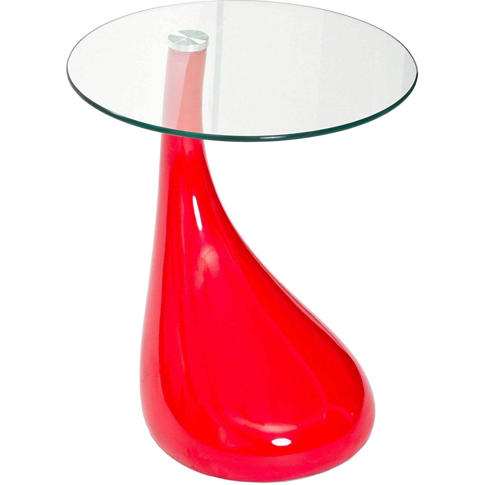Tear Side Table Red