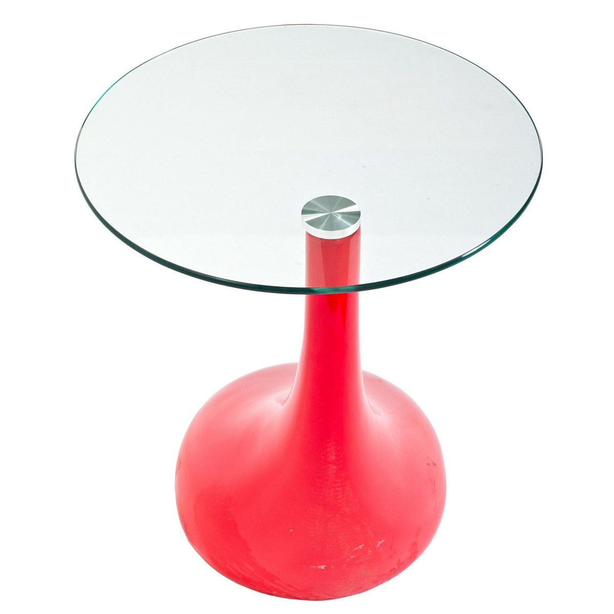 Tear Side Table Red
