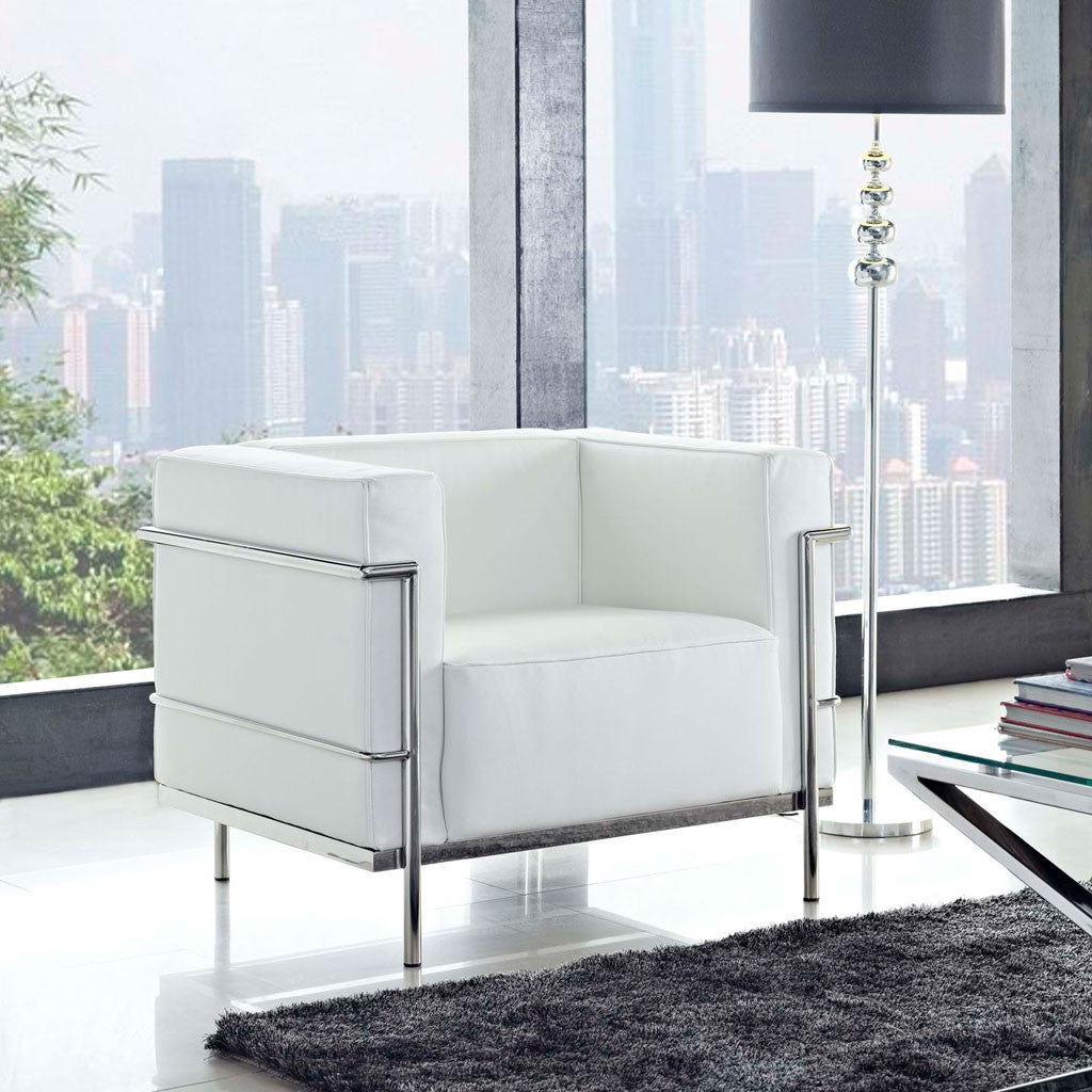 Chant Grande Armchair White