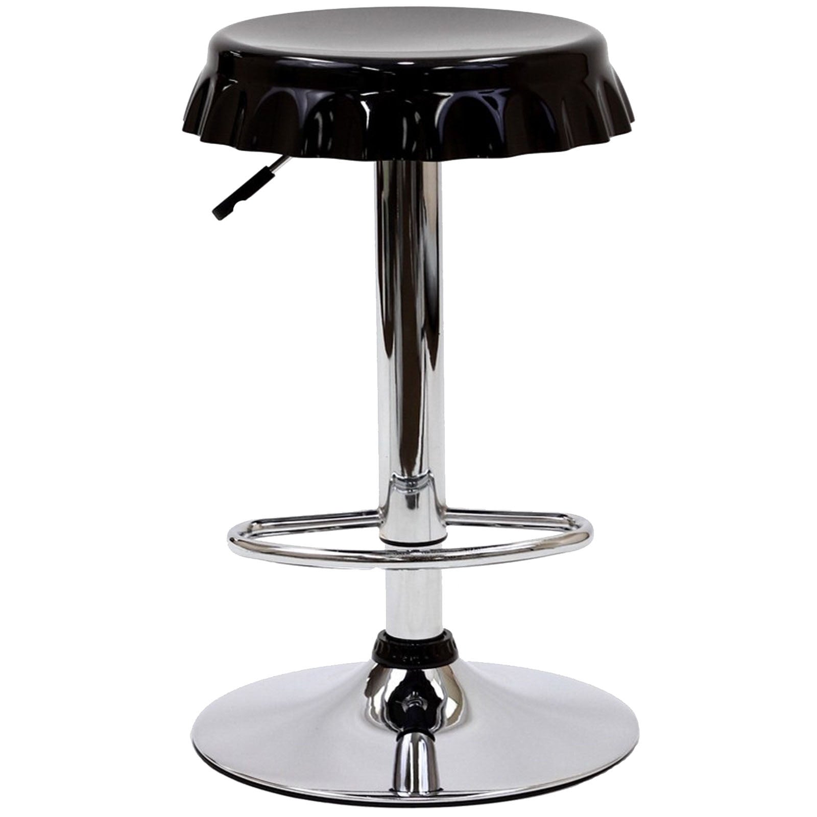 Cap Bar Stool Black