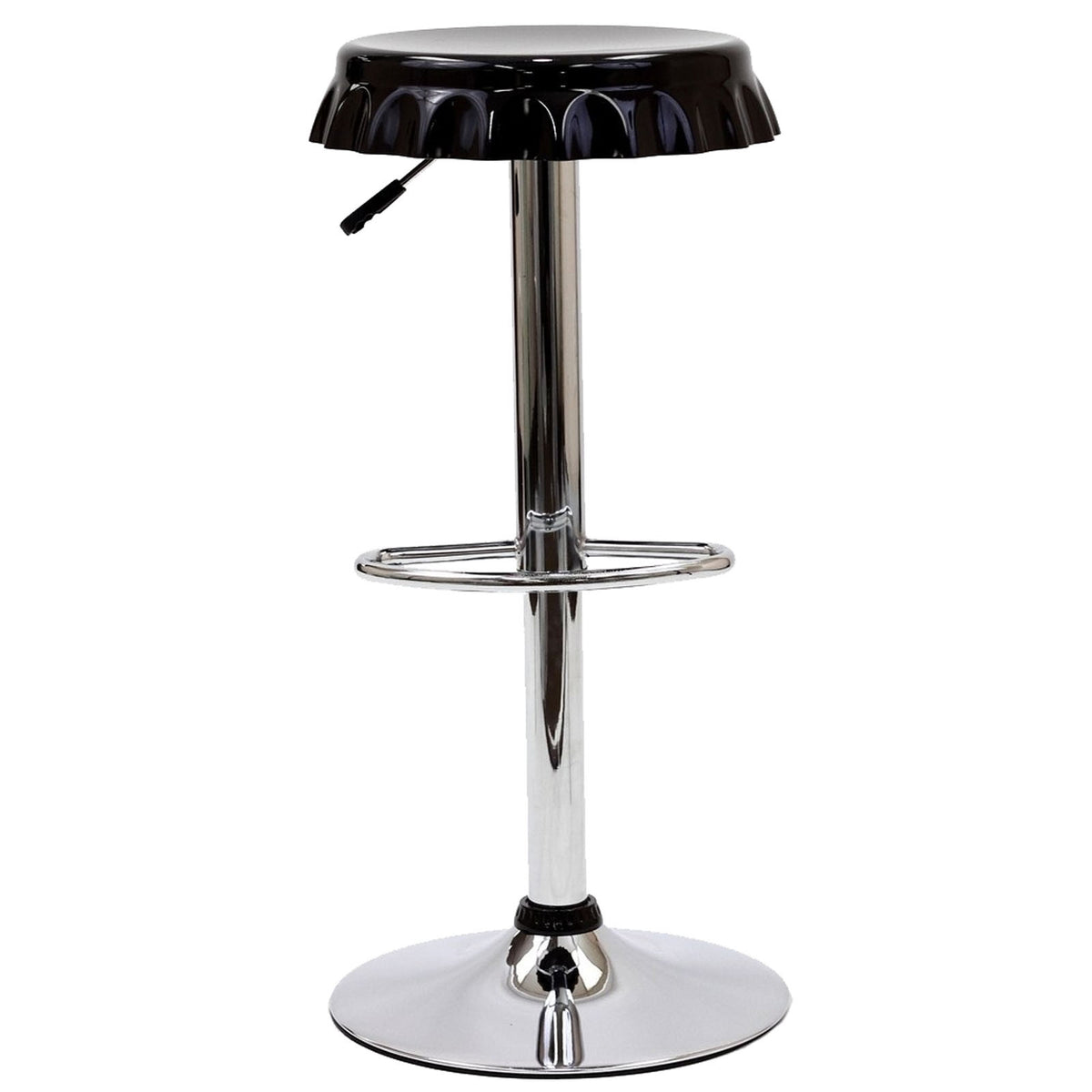 Cap Bar Stool Black