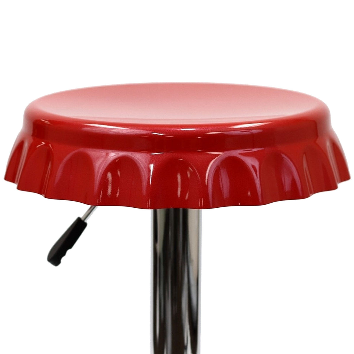 Cap Bar Stool Red