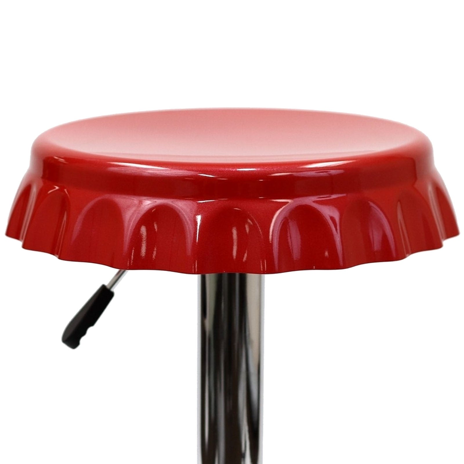 Cap Bar Stool Red