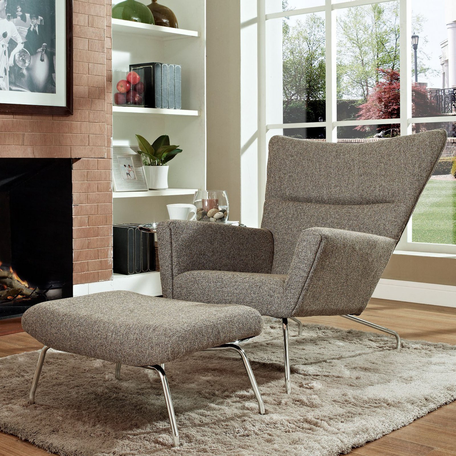 Clarell Lounge Chair Oatmeal