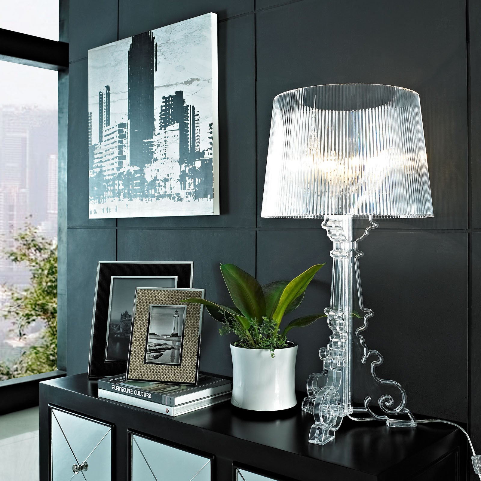Franc Grand Table Lamp Clear
