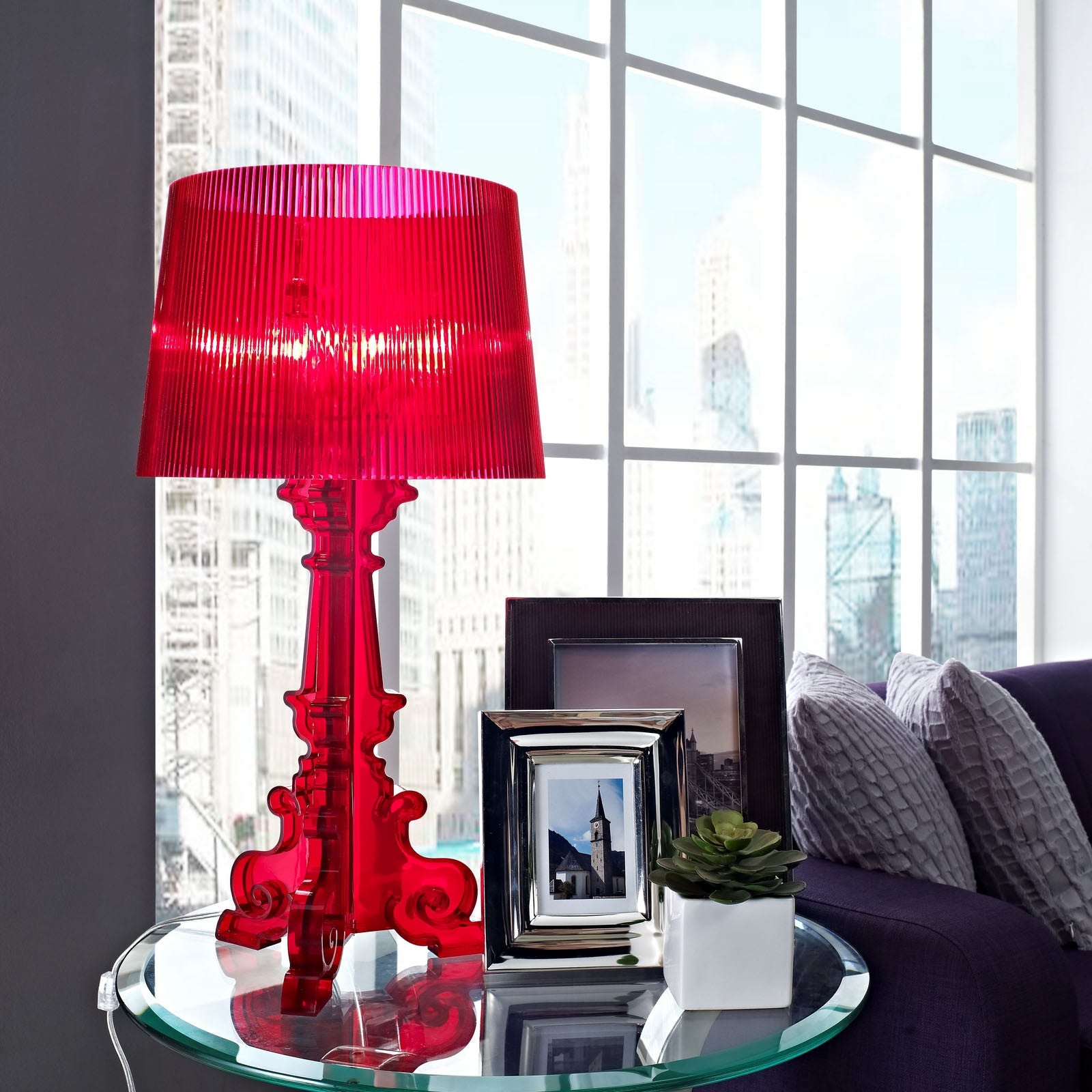 Franc Grand Table Lamp Red