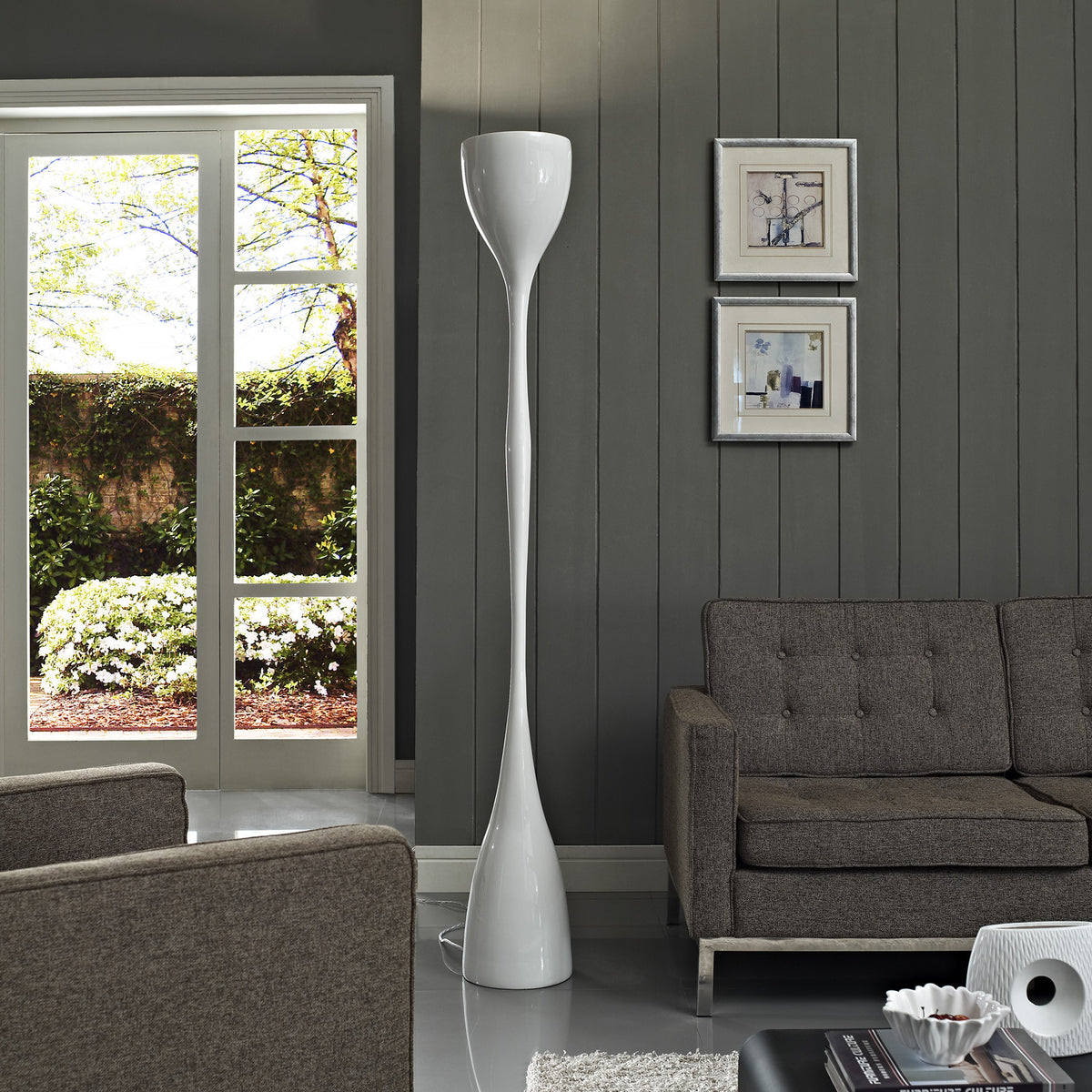 Pisces Floor Lamp White