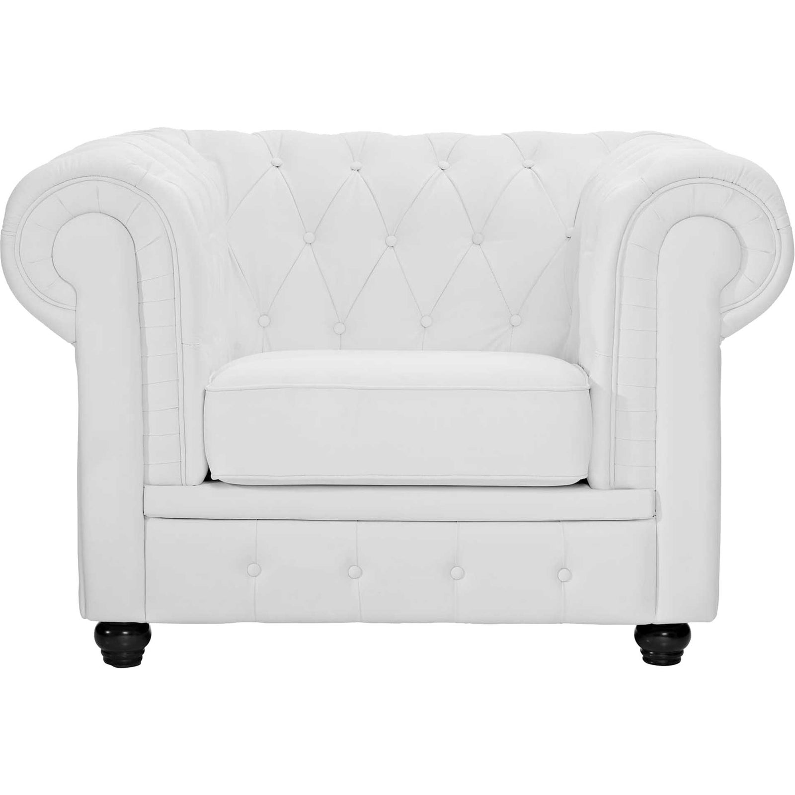 Chest Armchair White