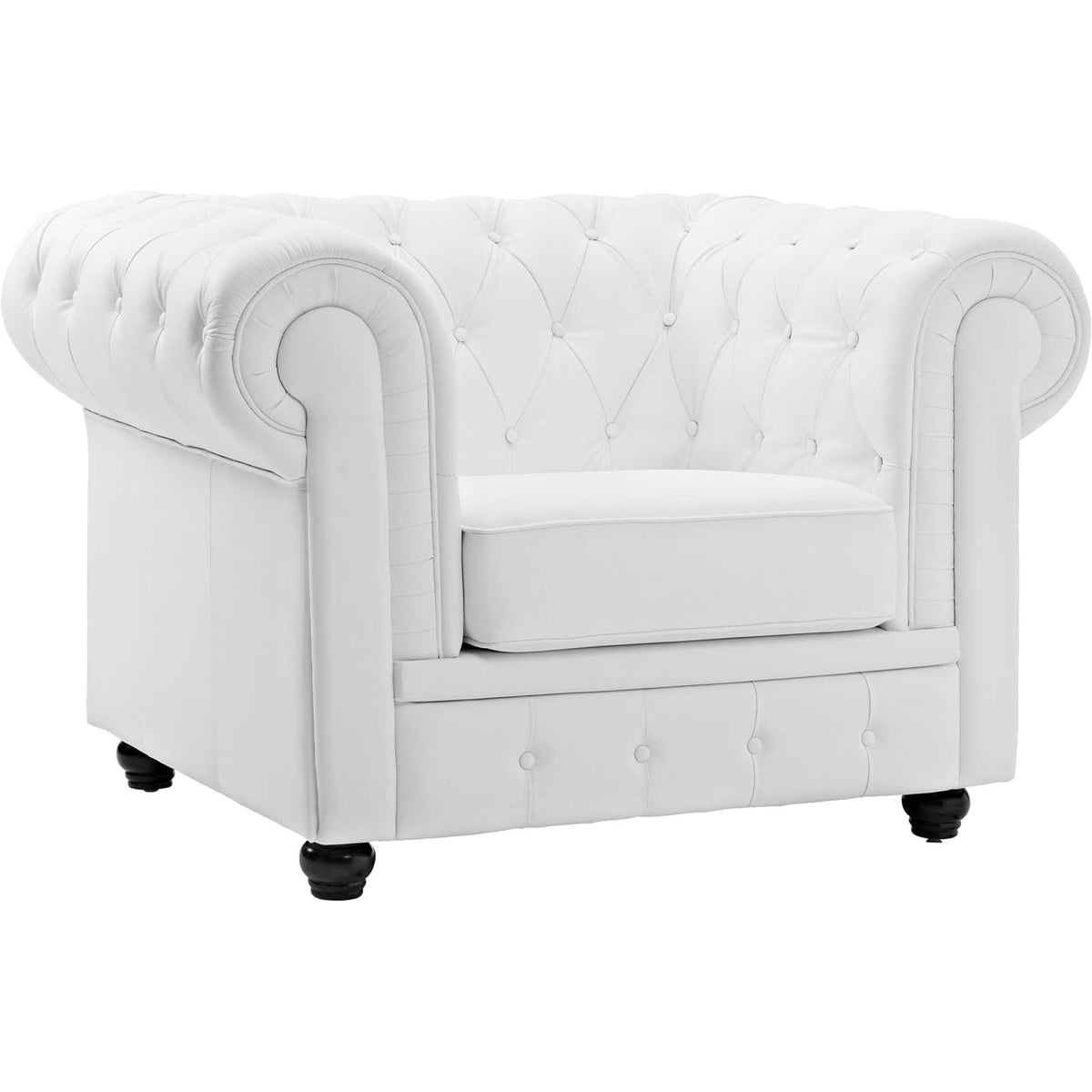 Chest Armchair White