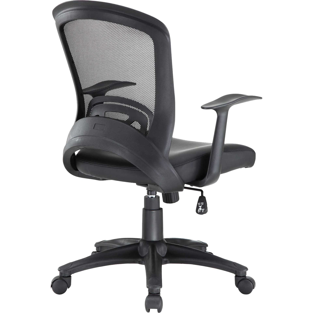 Partridge Vinyl Office Chair Black