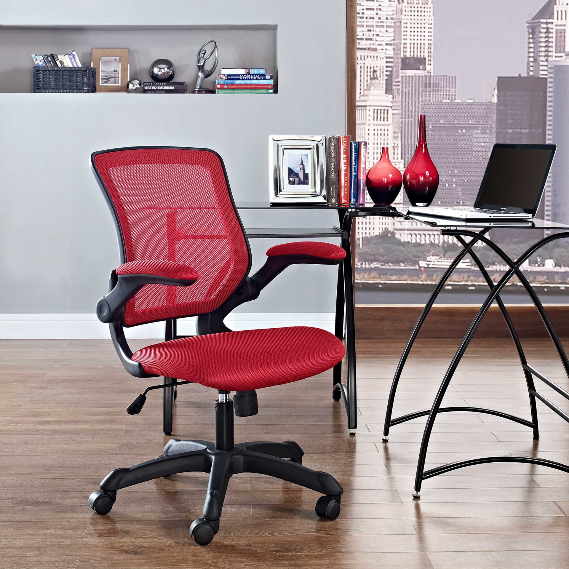 Vincent Mesh Office Chair Red