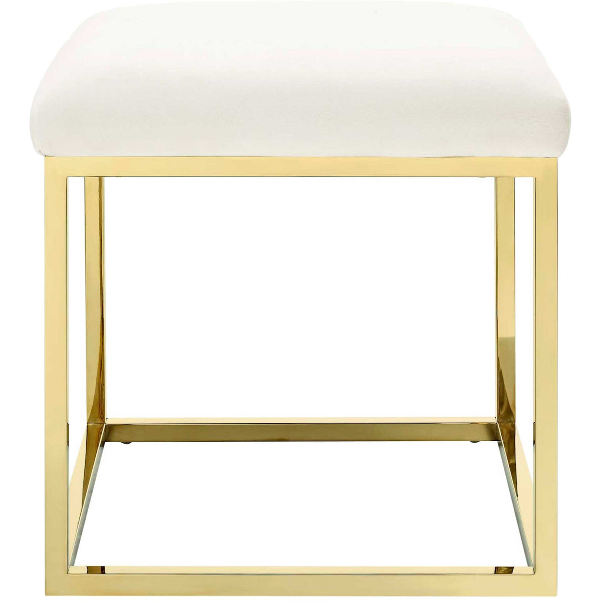 Alden Ottoman Gold/Ivory