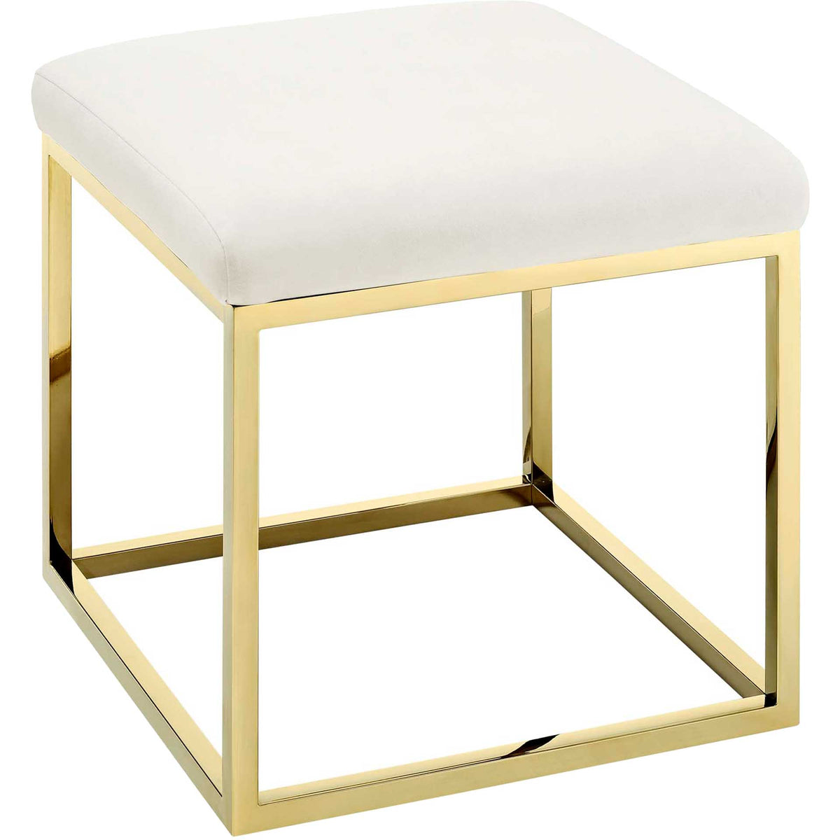 Alden Ottoman Gold/Ivory