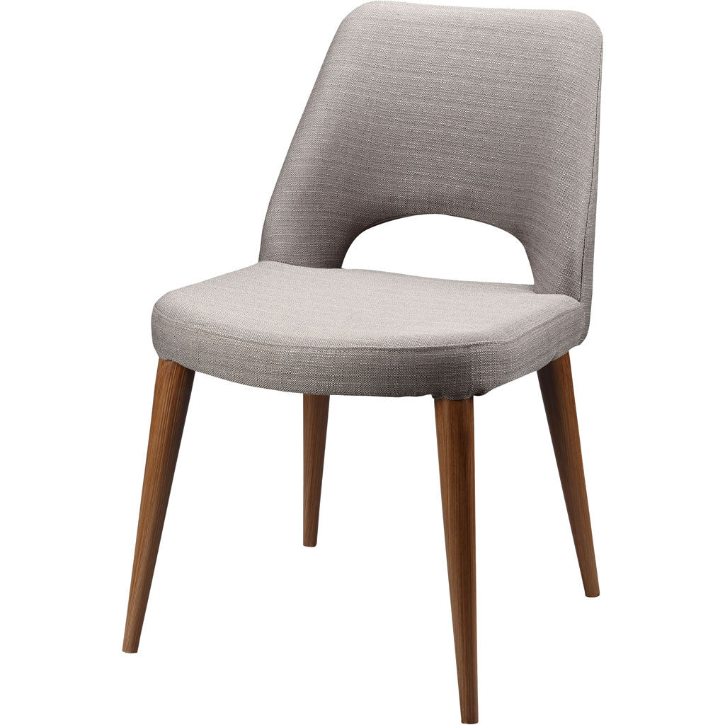 Antonio Dining Chair Light Gray/Brown (Set of 2)