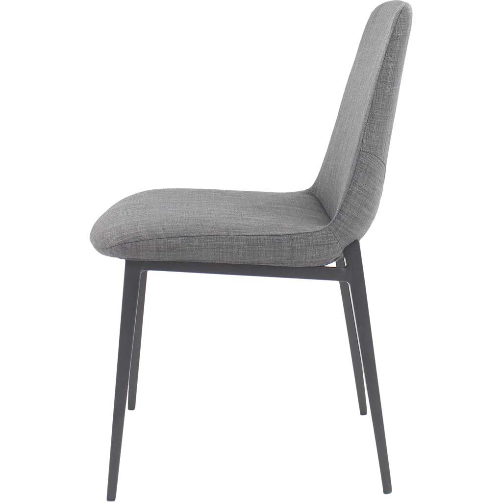 Kitt Dining Chair Gray (Set of 2)