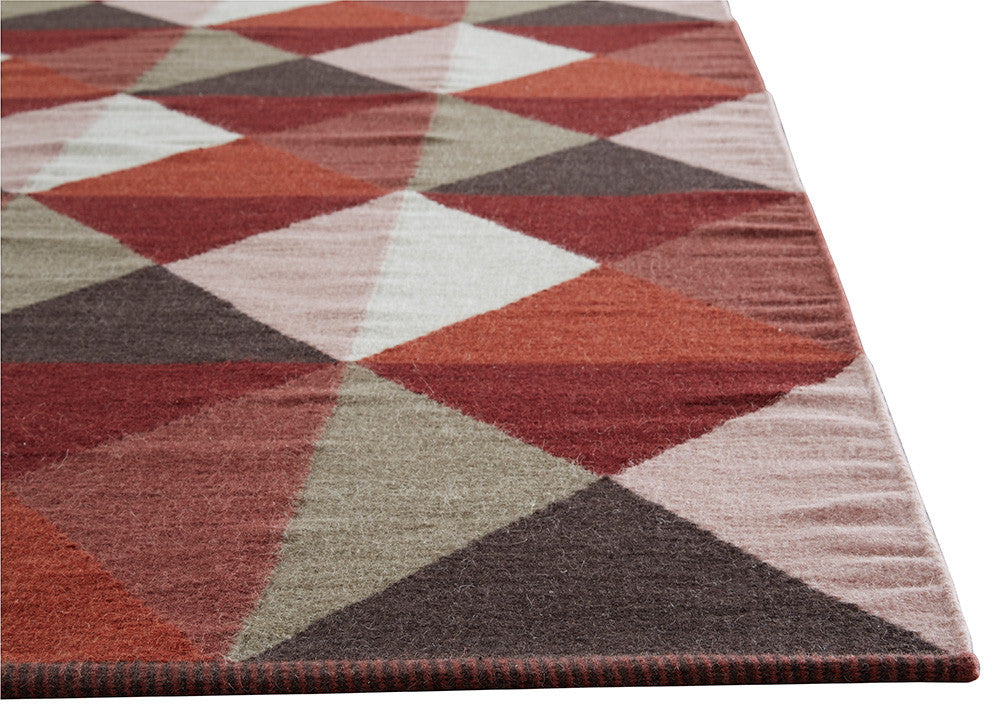 Elmhurst Ritner Red/Gray Area Rug