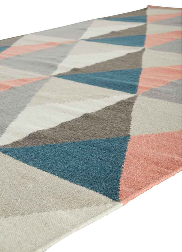 Elmhurst Ritner Gray/Pink Area Rug