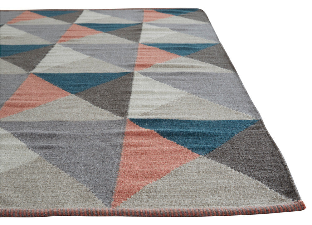 Elmhurst Ritner Gray/Pink Area Rug