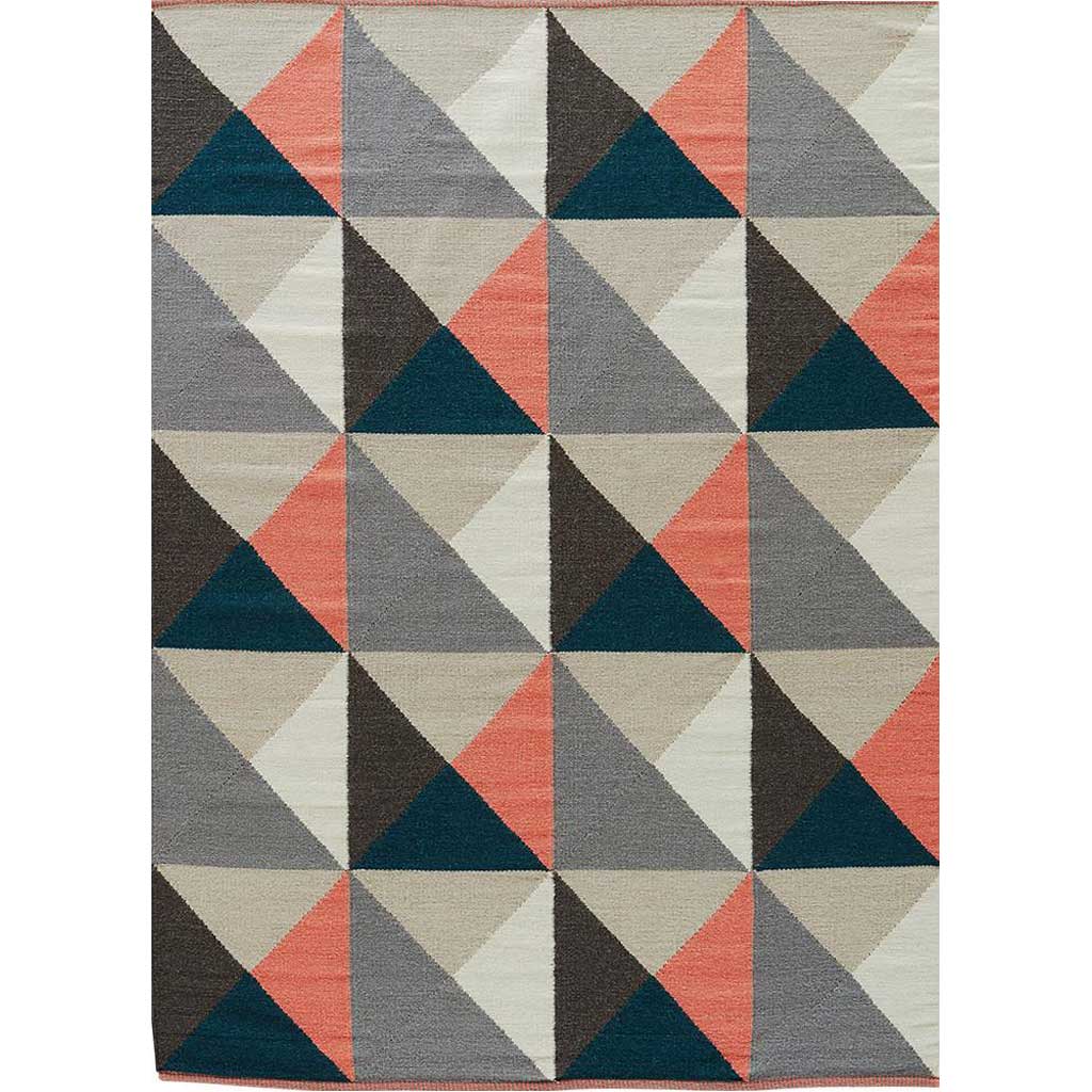 Elmhurst Ritner Gray/Pink Area Rug