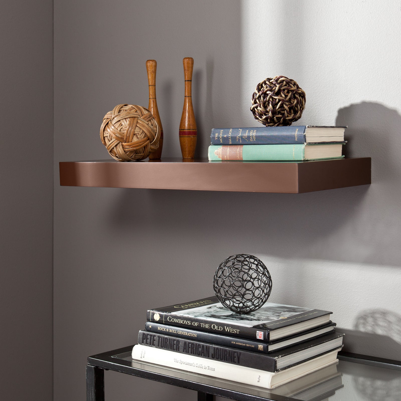 Cannes Floating Shelf Chocolate