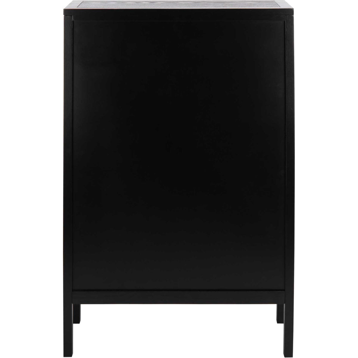 Franklin 3 Shelf Wood Back Etagere Black/Light Natural