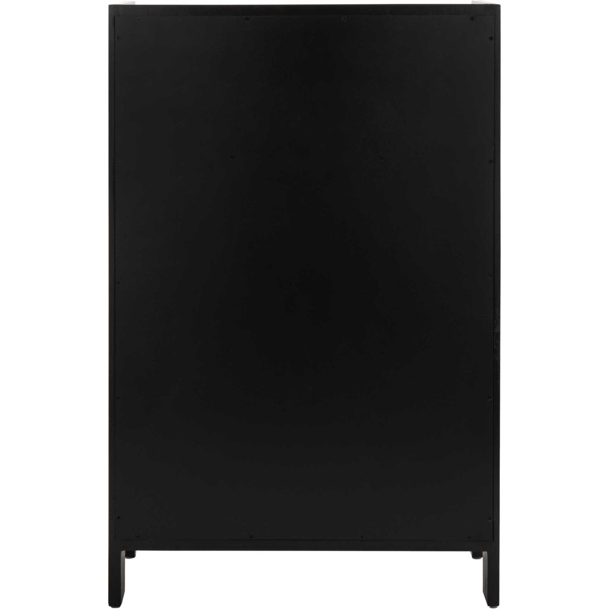 Franklin 3 Shelf Open Top Etagere Black/Light Natural