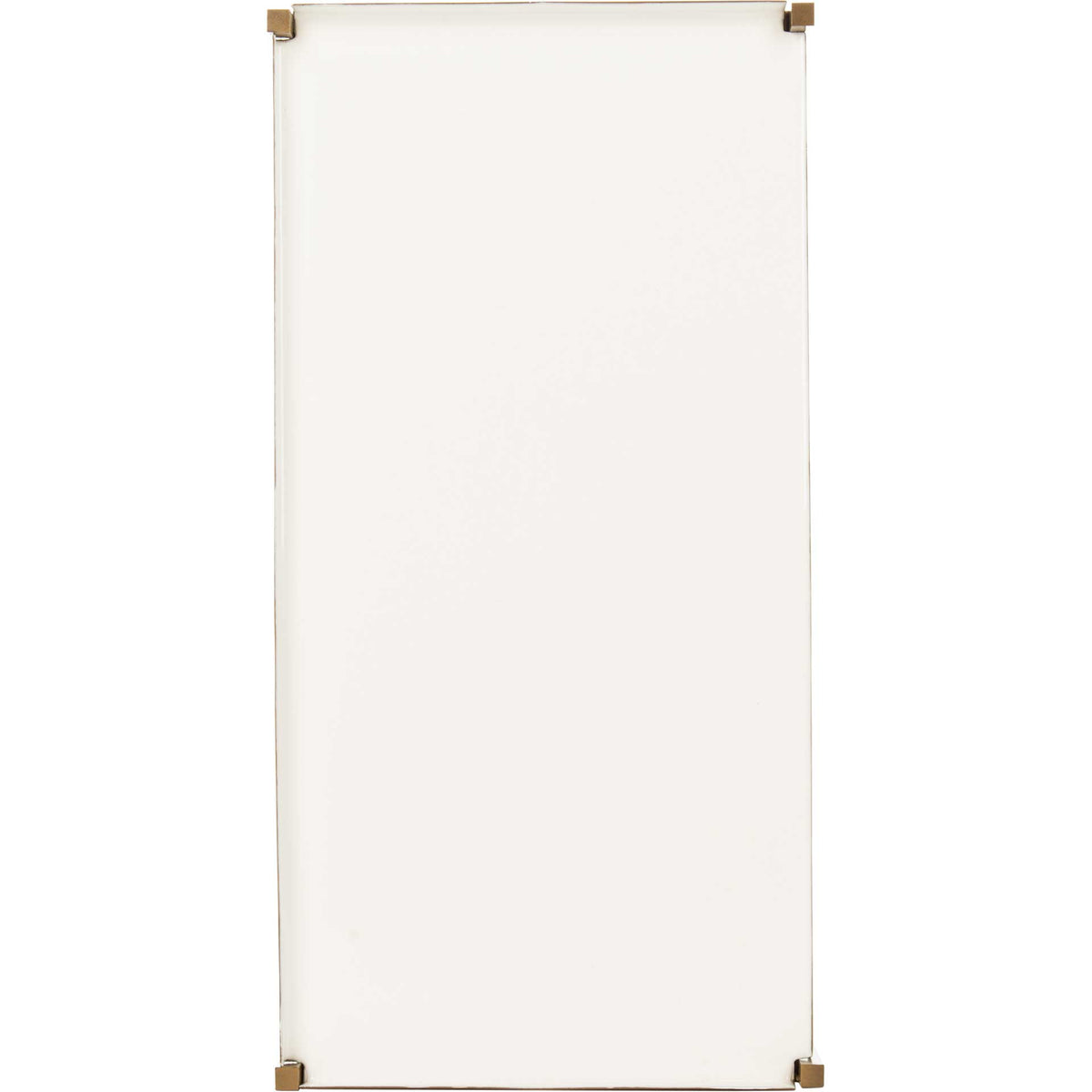 Darby 4 Tier Etagere White/Brass