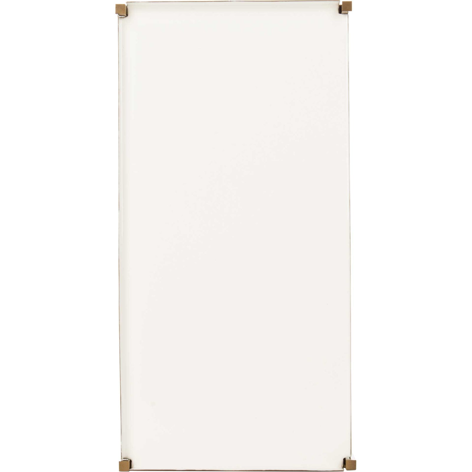 Darby 4 Tier Etagere White/Brass