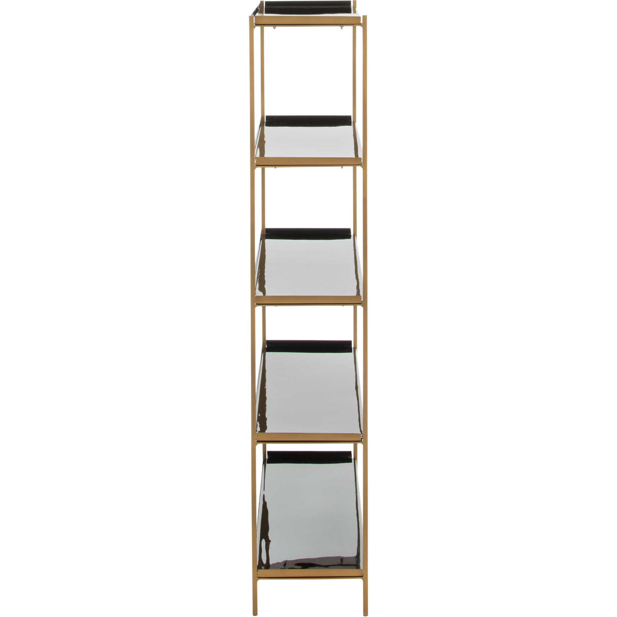 Judson 5 Tier Etagere Black/Brass