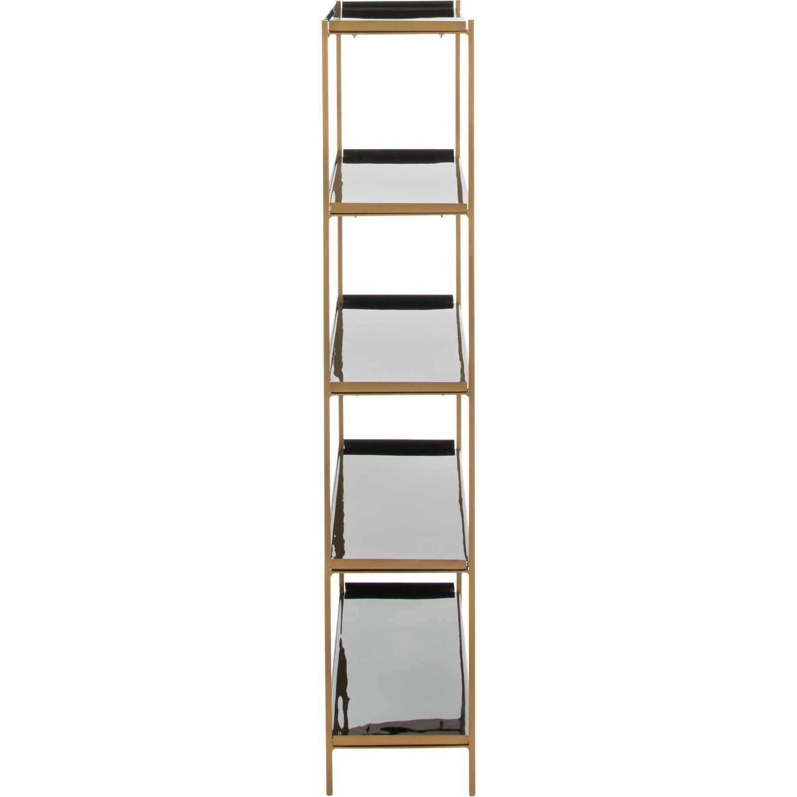 Judson 5 Tier Etagere Black/Brass