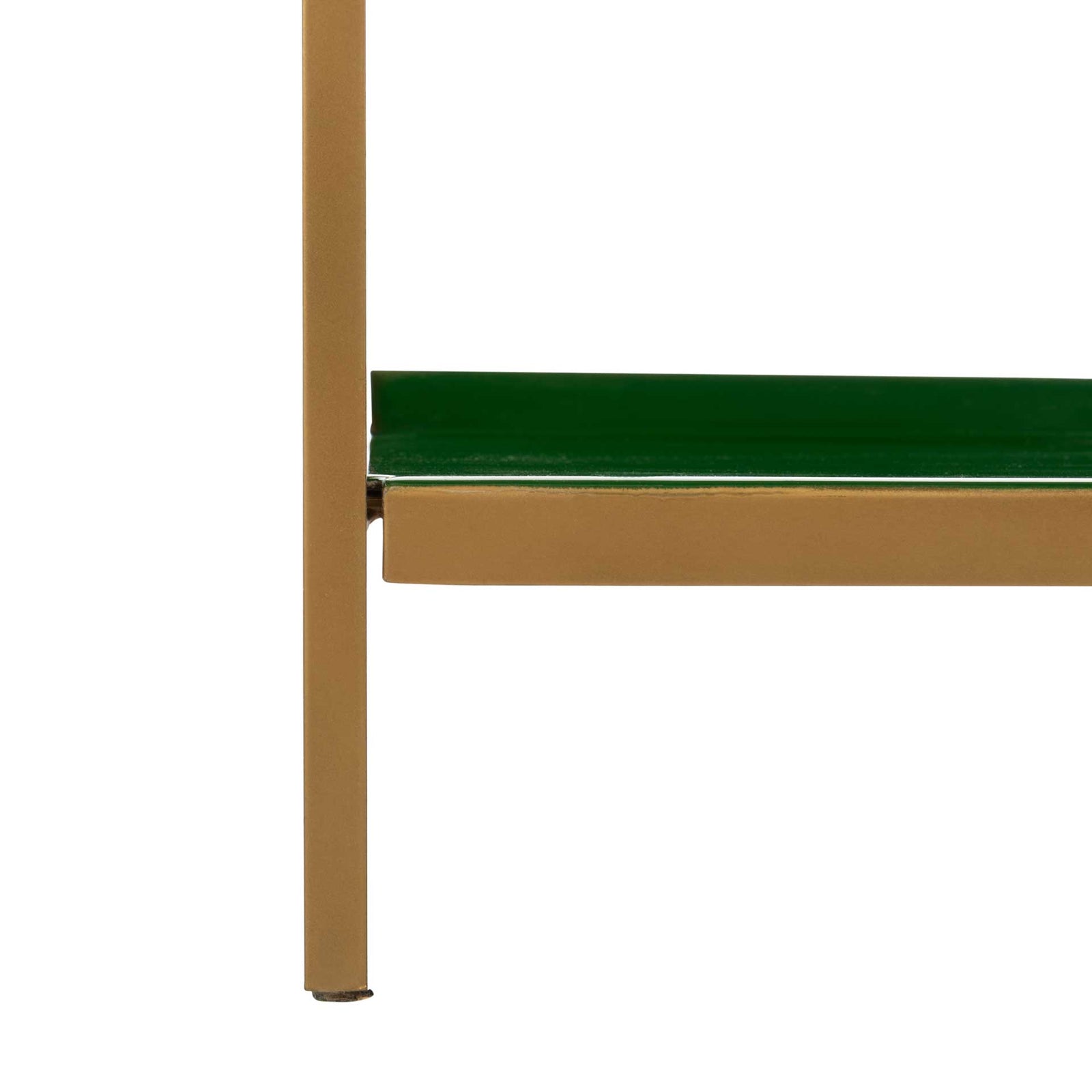 Judson 5 Tier Etagere Green/Brass