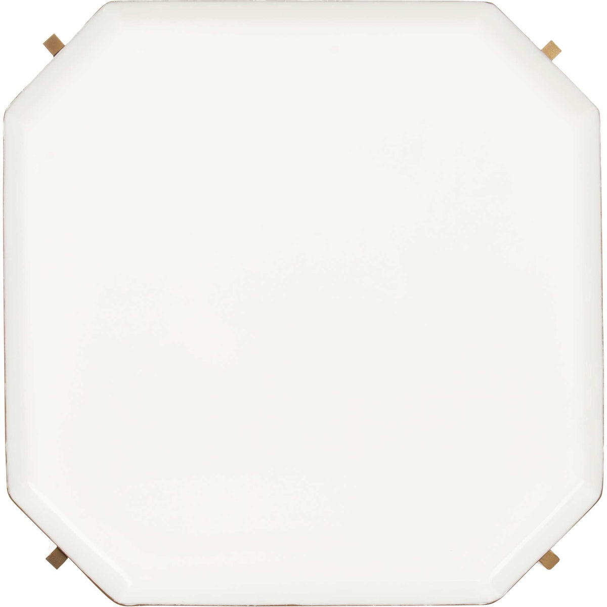 Sybella 5 Tier Etagere White/Brass