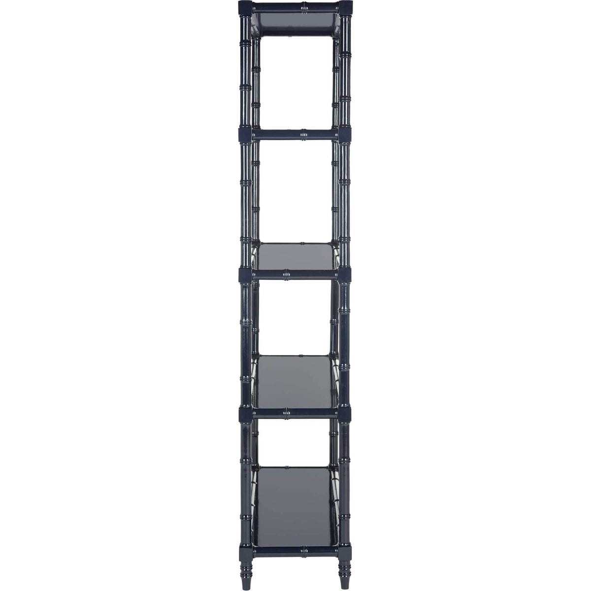 Eban Modern Coastal 4 Tier Etagere Navy