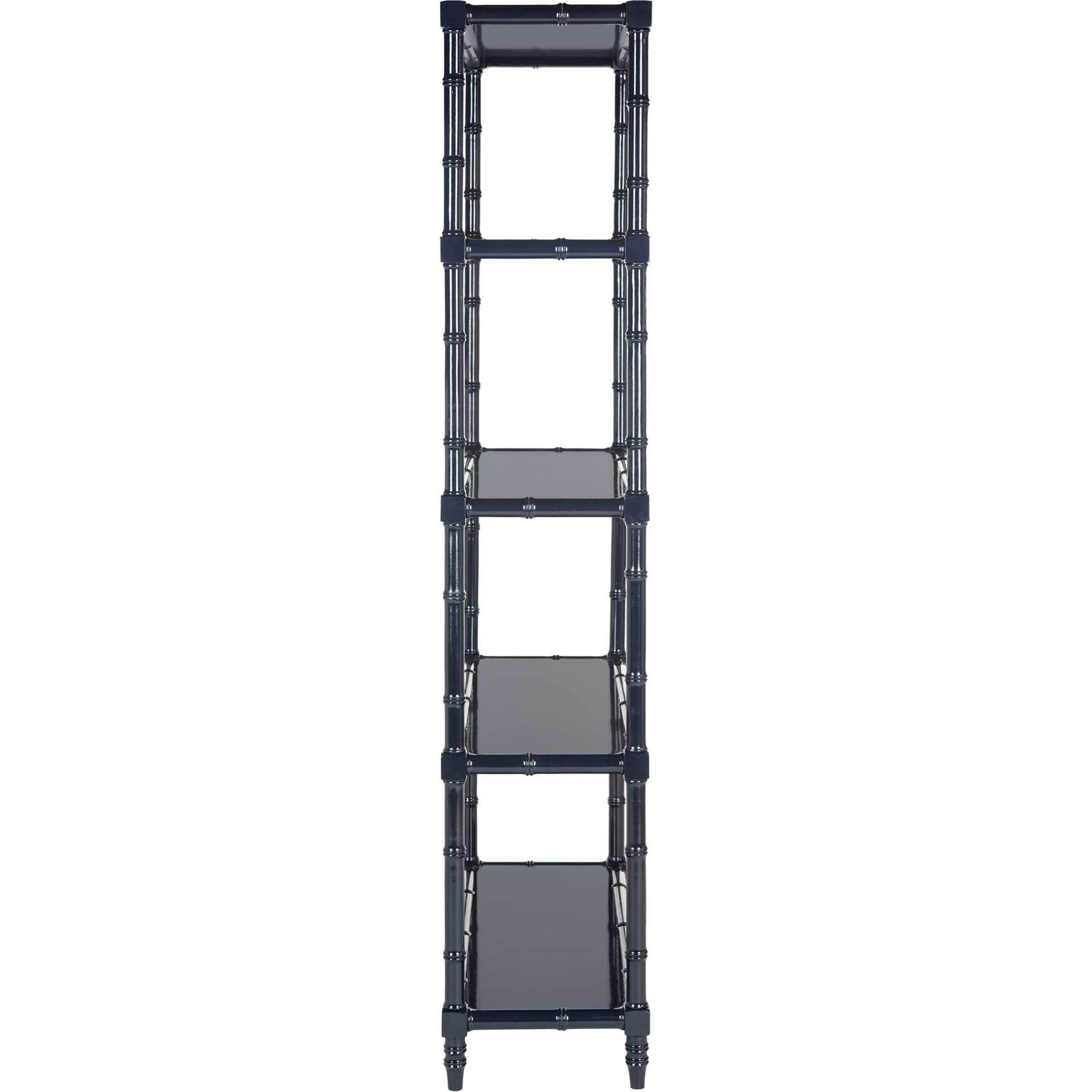 Eban Modern Coastal 4 Tier Etagere Navy