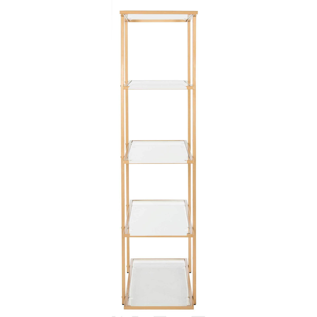 Franco 5 Tier Etagere Gold/Clear