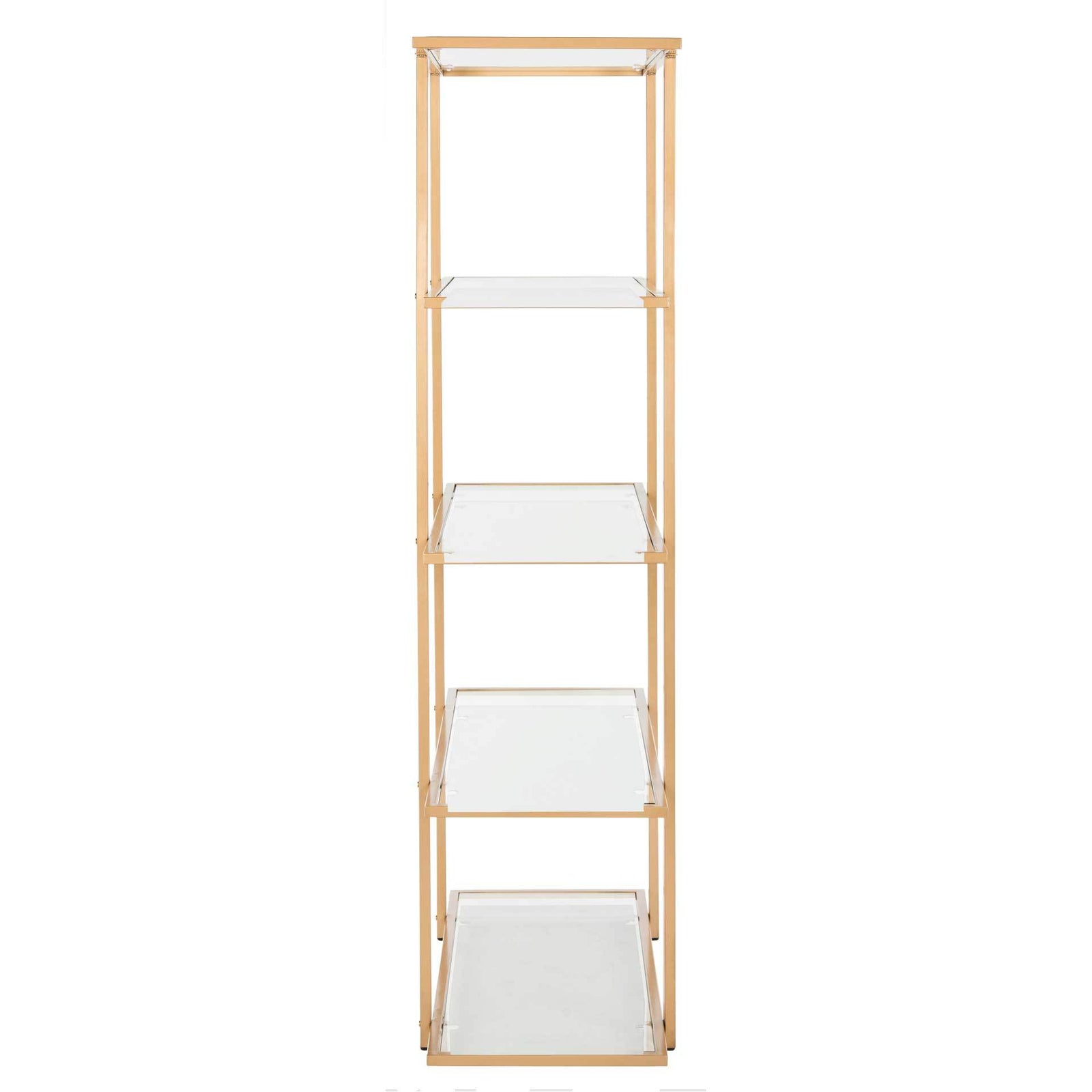 Franco 5 Tier Etagere Gold/Clear