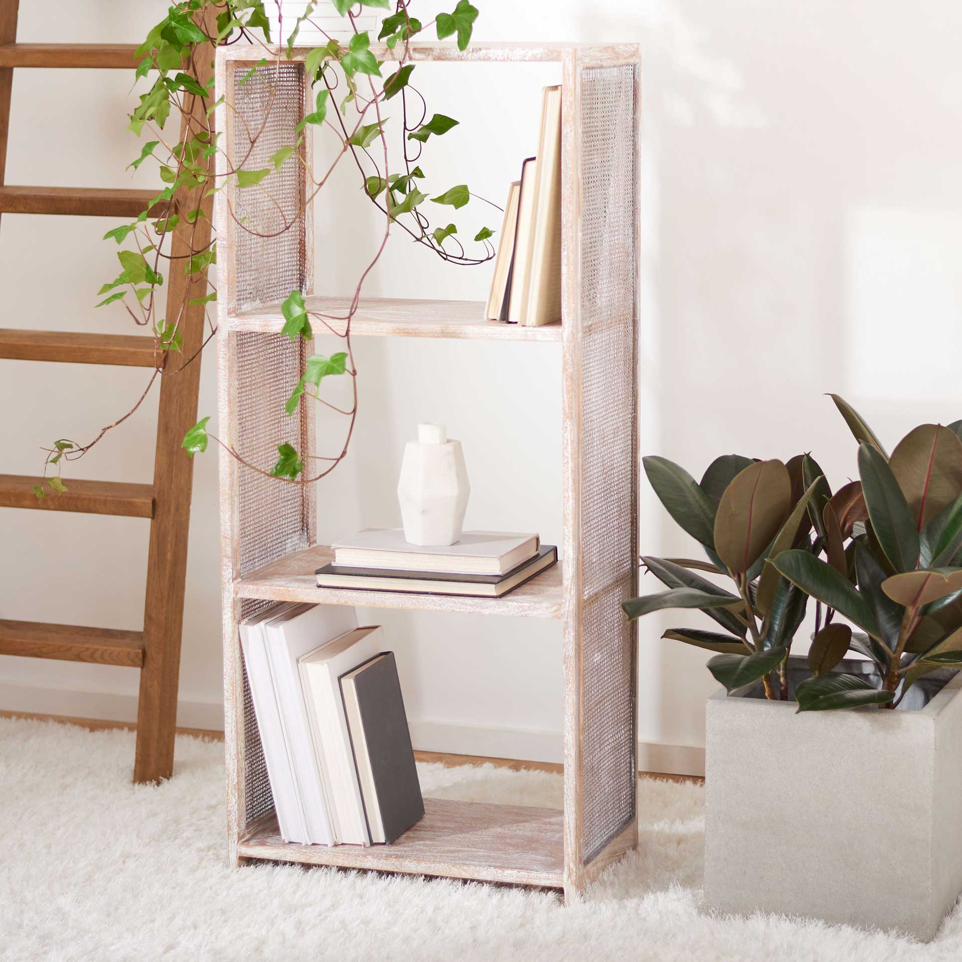 Phoebe 3 Shelf Etagere White