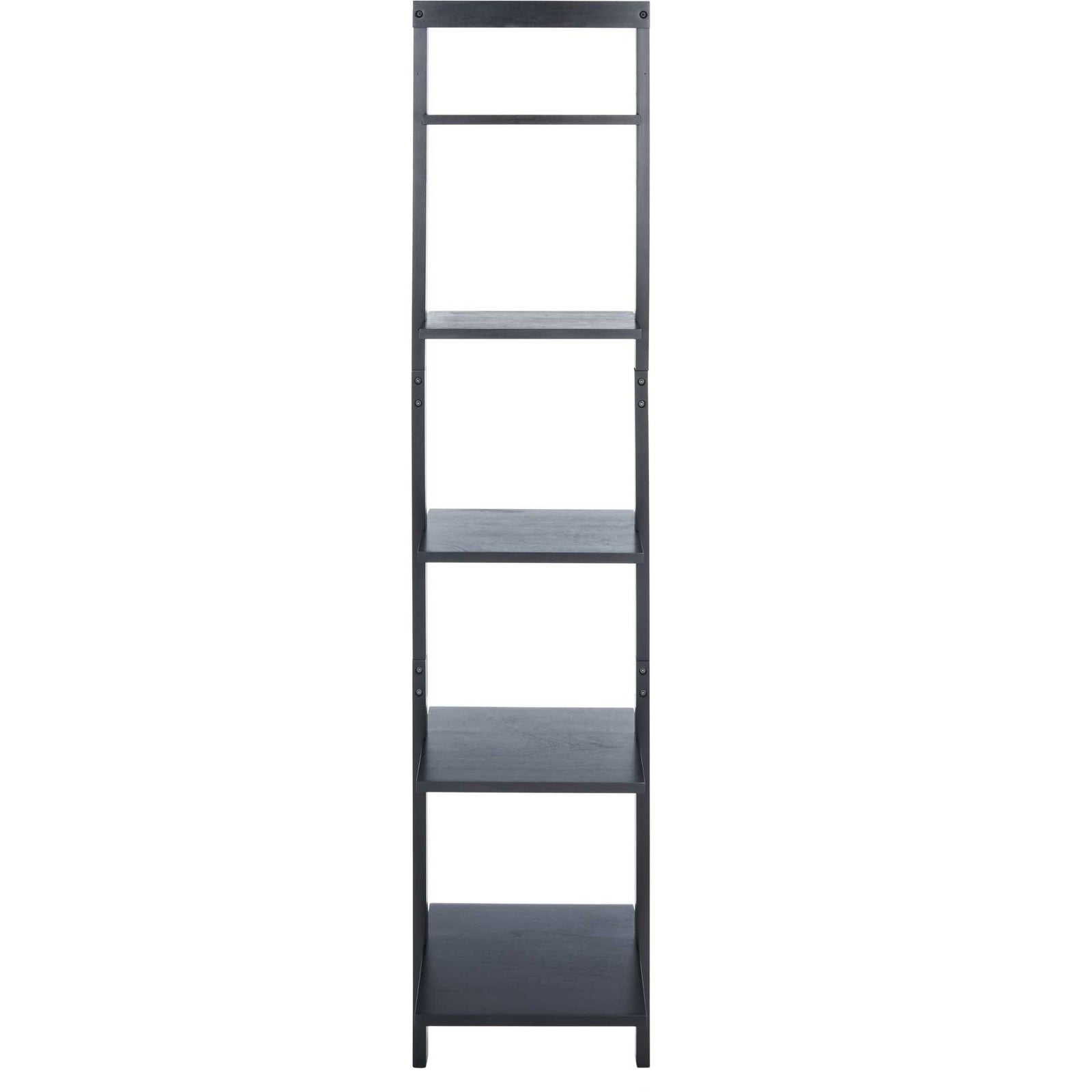 Albina 5 Tier Leaning Etagere All Black