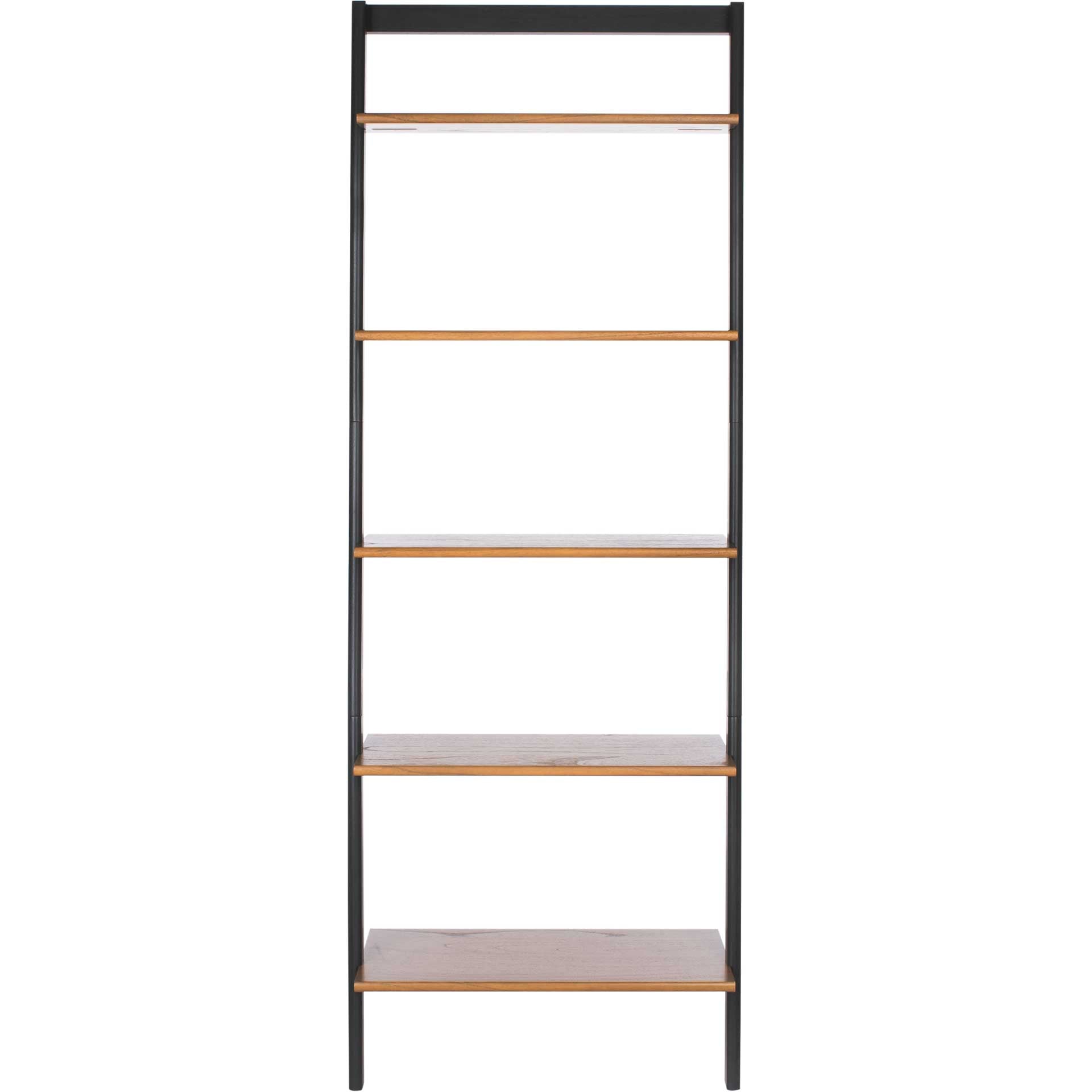 Cuallea 5 Tier Leaning Etagere Natural/Charcoal