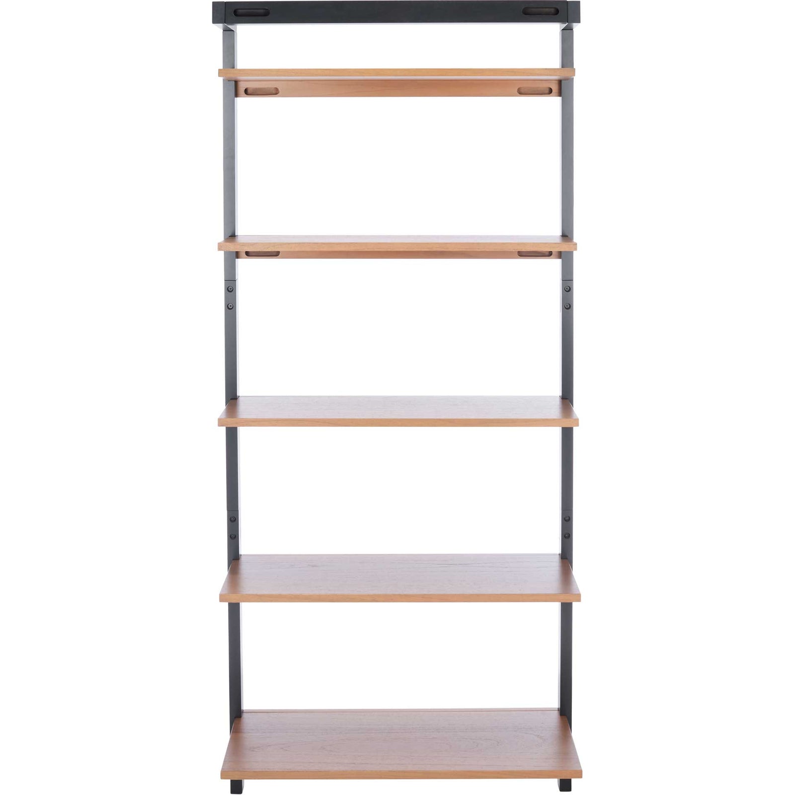 Belami 5 Tier Leaning Etagere Natural/Charcoal