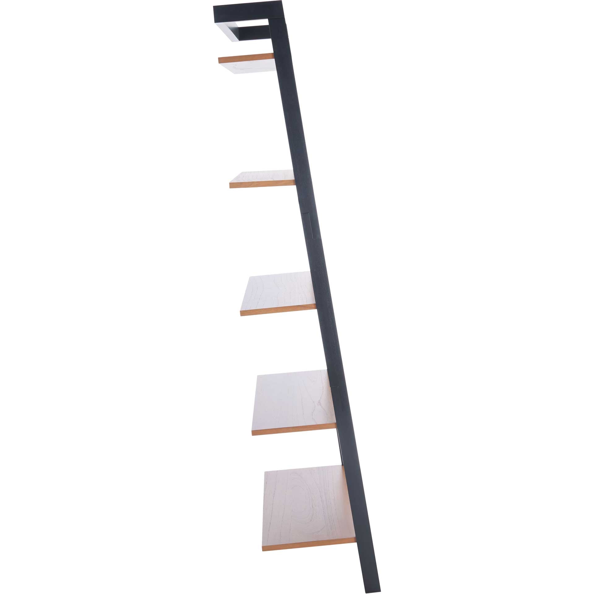 Belami 5 Tier Leaning Etagere Natural/Charcoal