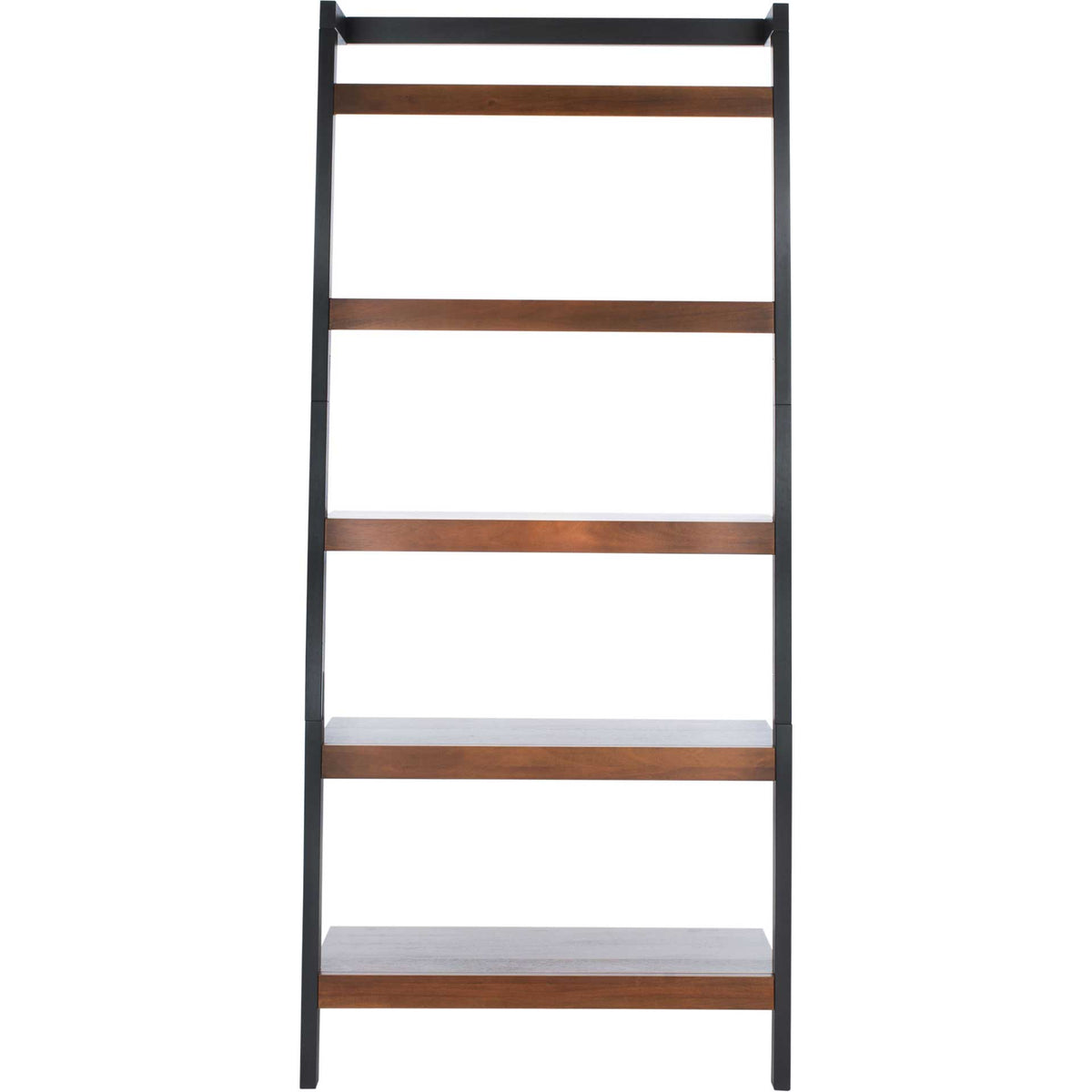 Belami 5 Tier Leaning Etagere Honey Brown/Charcoal