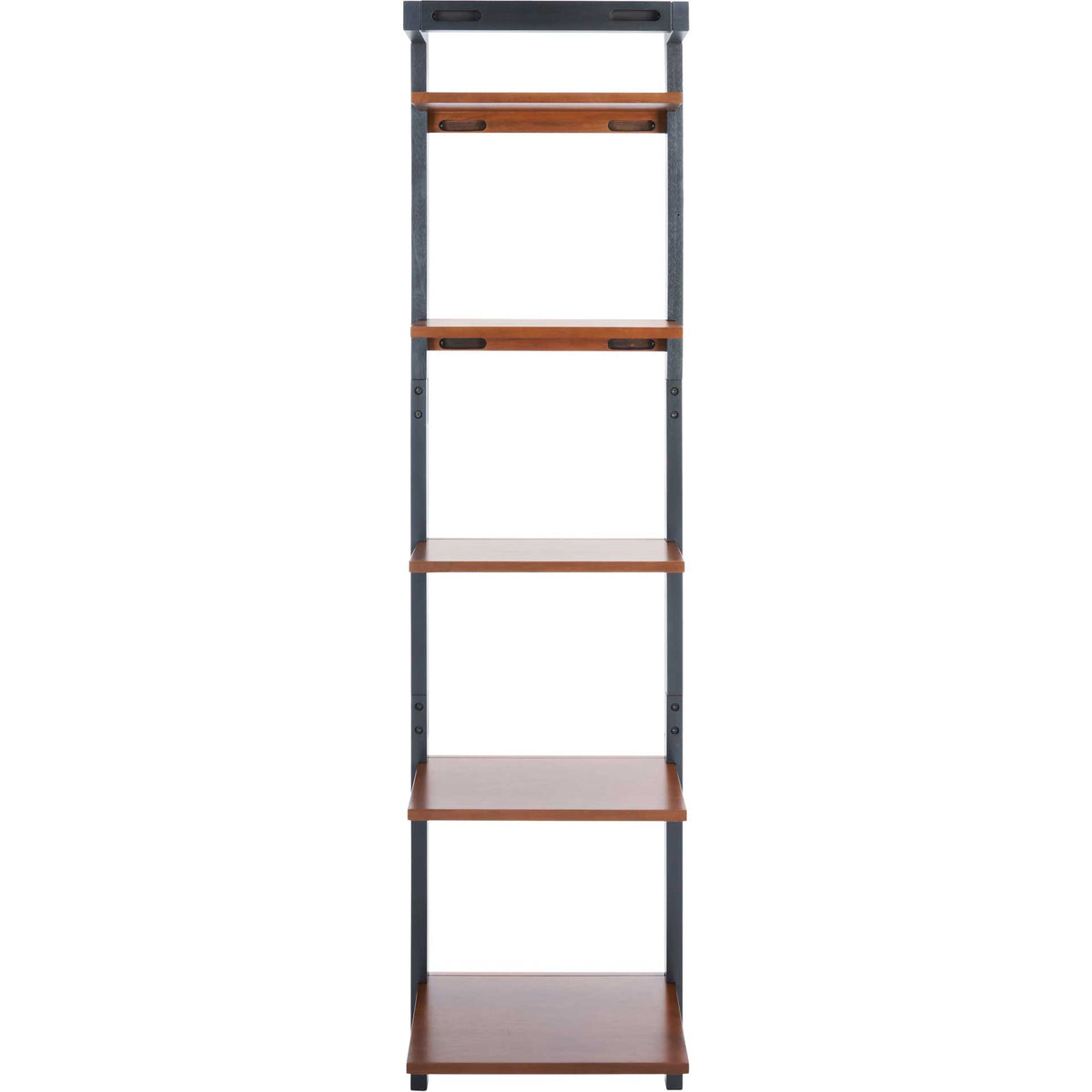 Yara 5 Tier Leaning Etagere Honey Brown/Charcoal