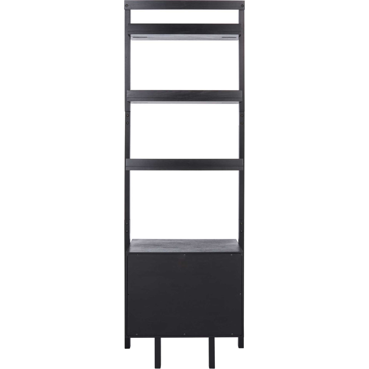 Landria 3 Shelf 1 Door Etagere Black