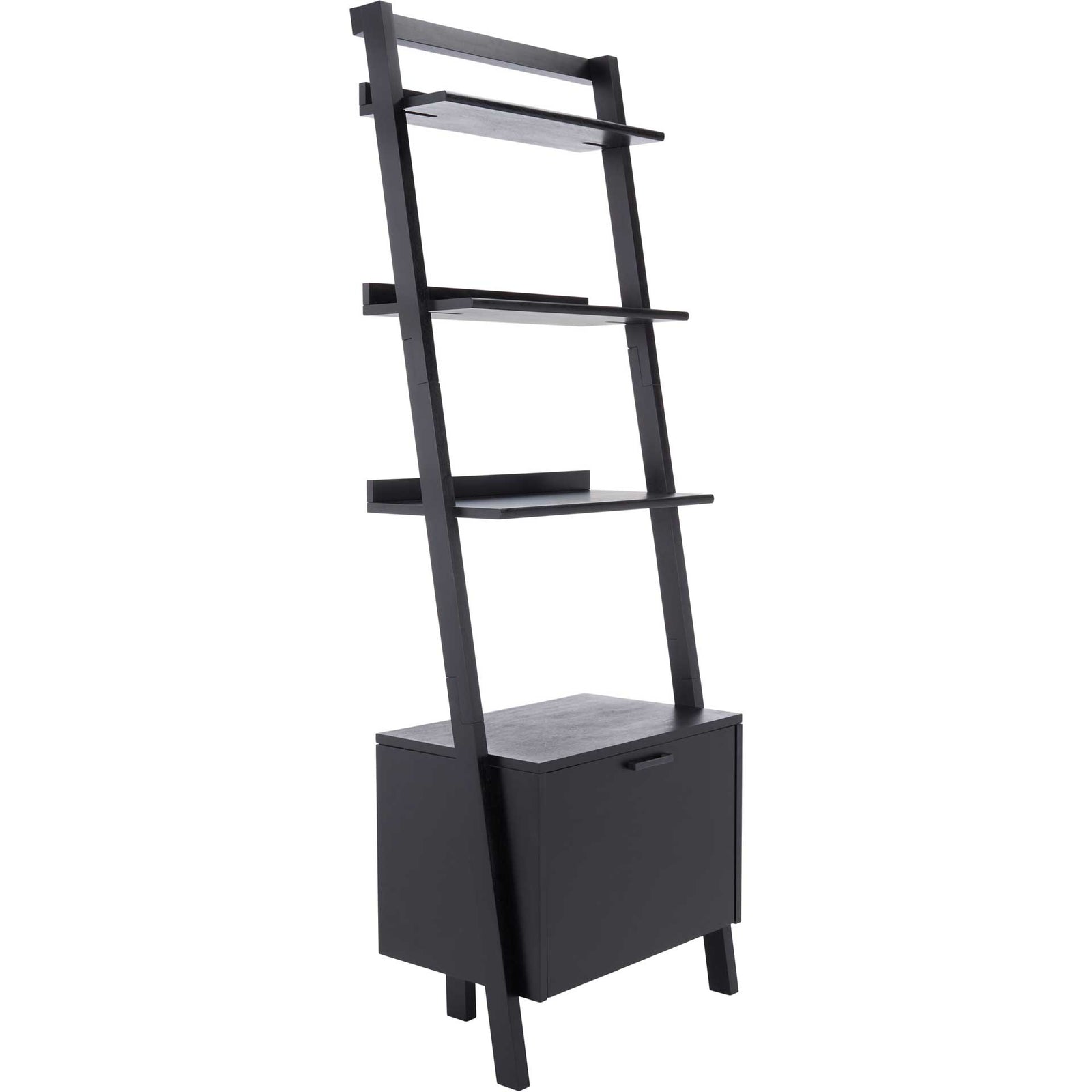 Landria 3 Shelf 1 Door Etagere Black
