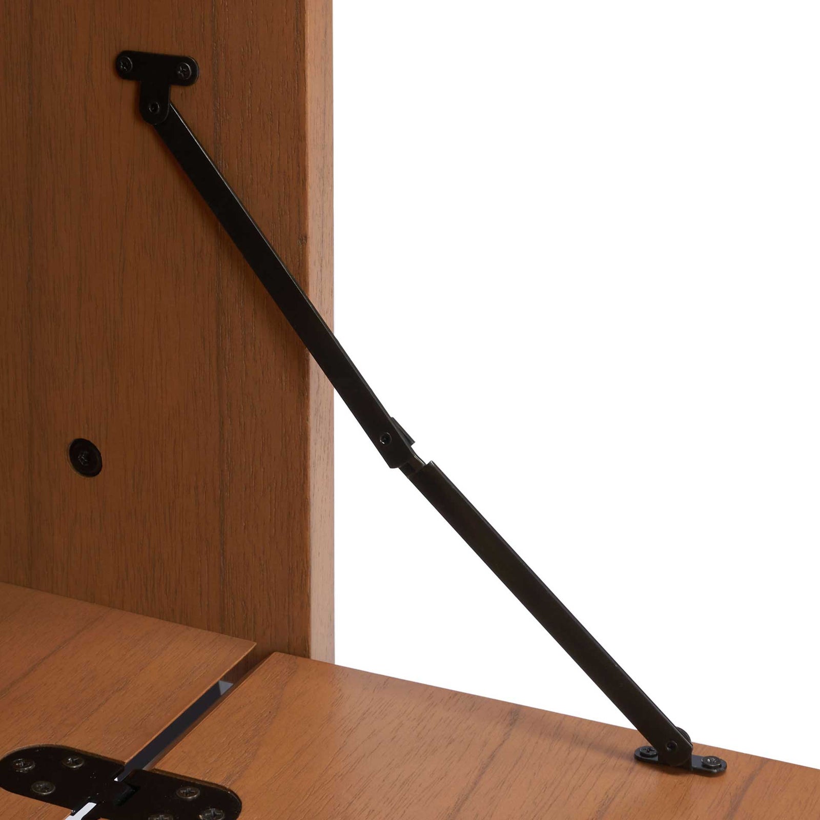 Vladan 3 Shelf 1 Door Etagere Natural/Charcoal