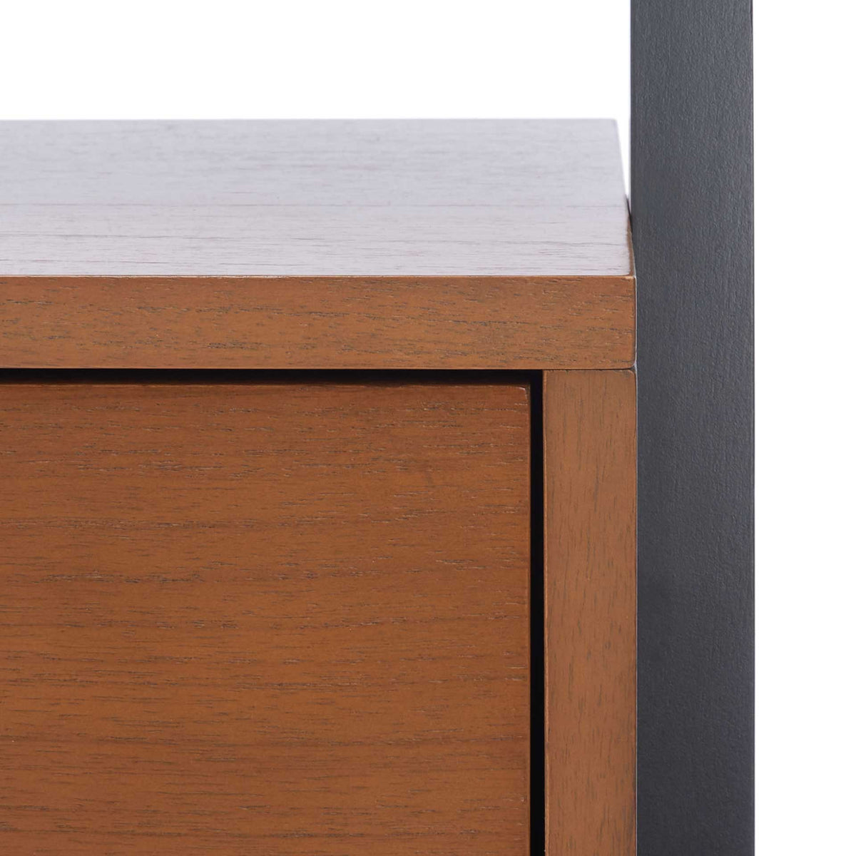 Vladan 3 Shelf 1 Door Etagere Natural/Charcoal